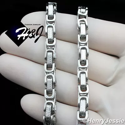 18 -40 MEN's Stainless Steel 6.5mm Silver Byzantine Box Link Chain Necklace*T • $18.99