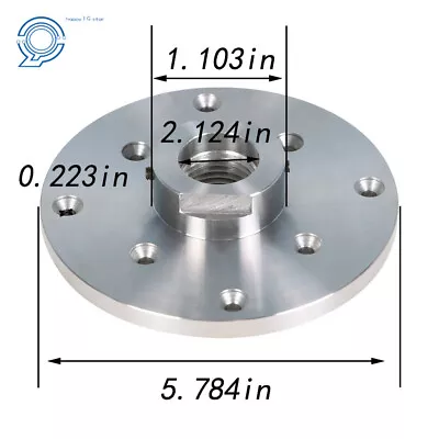 6 Inch Wood Lathe Face Plate For 1-1/4  X RH 8tpi Threaded With Set Screws • $52.86