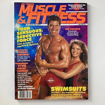 Joe Weider's Muscle & Fitness Magazine April 1988 Joe Piscopo Kimberly Driscoll • $22.45