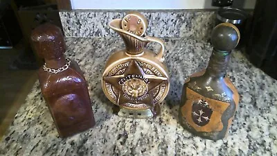 Lot Of 3 Jim Beam Collectors Decanters (3) Each  • $17.39