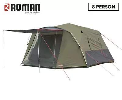 **Brand New** Roman Rapid X 420 Quick Up 8-Person Dome Tent - Khaki • $359.95