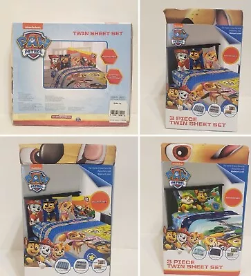 Paw Patrol 3 Piece Twin OR 4 Piece Full Bedding Sheet Set & Pillowcase NEW • $17.59