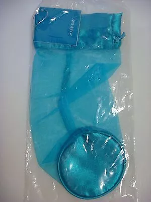 New Mary Kay Teal Satin Bag With Teal Trim And Tassle Gift Bag (b495) • $6.50