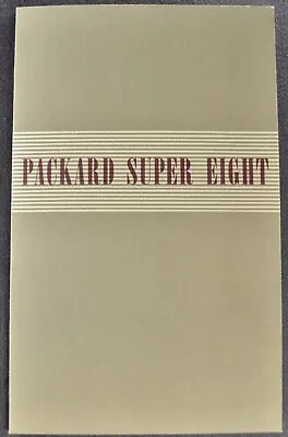 1938 Packard Super-8 Price Folder Sedan Coupe Victoria Limo Excellent Original • $39.95