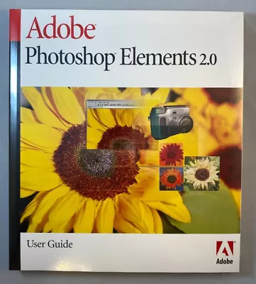 ORIGINAL USER MANUAL Adobe Photoshop Elements 2.0 User Guide • $13.68