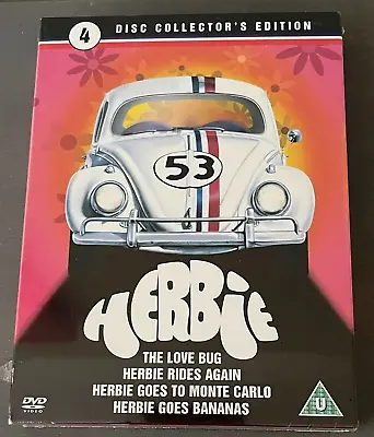 Herbie 4 Films On 4 Discs Collectors Edition   (New & Sealed DVD Box Set 2003) • £16.50