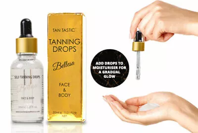£8.59 • Buy FAKE TAN | Magic Self Tanning Drops For Moisturiser Face & Body Glow