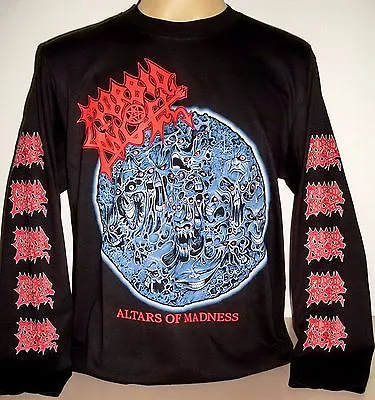 Morbid Angel Altars Of Madness Long Sleeve T-Shirt Size S M L XL 2XL 3XL Metal • $19.99