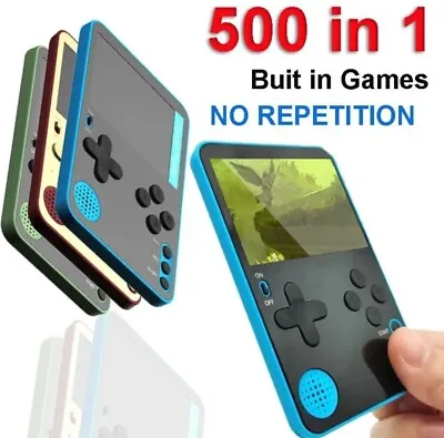 500 Classic Games Handheld Retro Video Game Console Player UK Seller  • £14.99