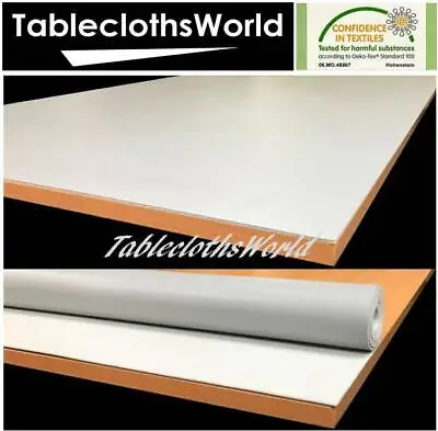 Grey Table Protector Heavy Duty Heat Resistant Executive Table Felt Sent Rolled • £20.99