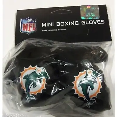 NEW NFL Miami Dolphins Vintage Logo Mini Boxing Gloves • $18