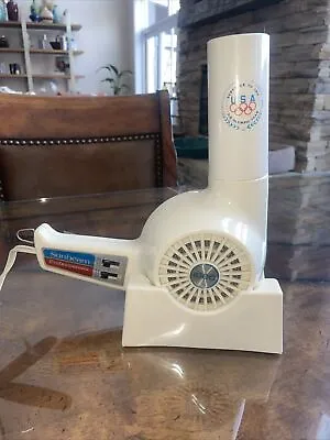 H Sunbeam 1000 Hair Dryer Blow Dryer Stand 52-9R Olympic Team Vintage • $25