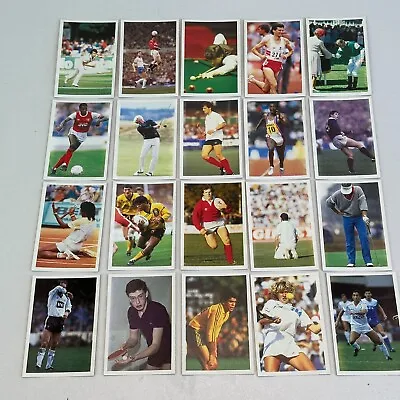 20x Vintage A Question Of Sport Collectors Cards 1986 UK • £8.50