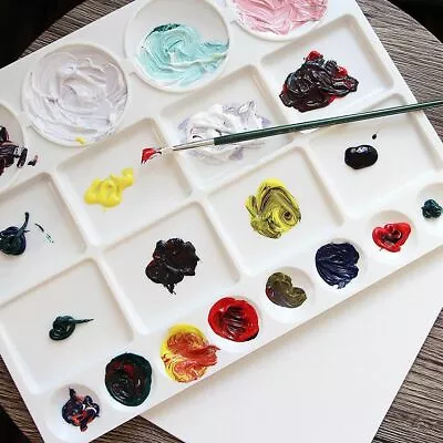 £7.84 • Buy Watercolor Palette Oil Watercolor Paint Tray Box Tool Foldable Artistic Supplies