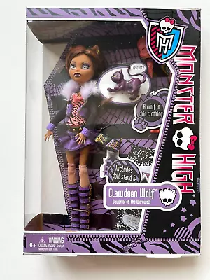 2012 Monster High First Wave Clawdeen Wolf Doll ~ NIB • $200