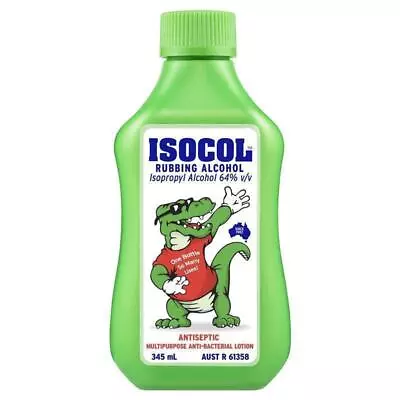 Isocol Rubbing Alcohol 345ml FREE POSTAGE • $19.92