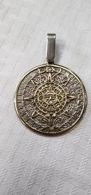 $16 • Buy Aztec 925 Mexico Pendant Toztu Sterling Silver