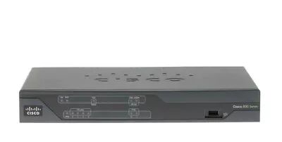 Cisco 881 Integrated Services Router 4-Port 10/100Mbps - CISCO881-SEC-K9 V01 • £14.85