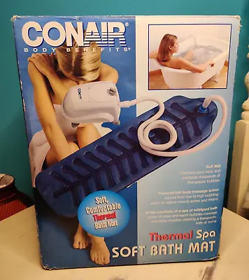 CONAIR Body Benefits Thermal Spa Soft Bath Mat Body Massage Model MBTS2 New • $30