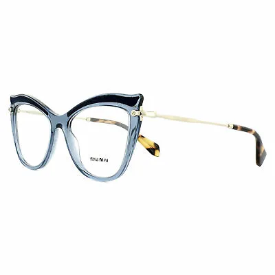 Miu Glasses Frames MU06PV VIG1O1 53 Transparent Blue 53mm Womens • £148.97