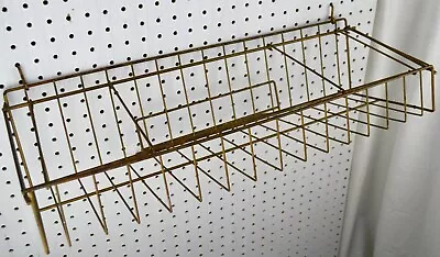 OLD Country STORE Vintage Antique  METAL WIRE SHELF - Store Display For PEGBOARD • $39.99