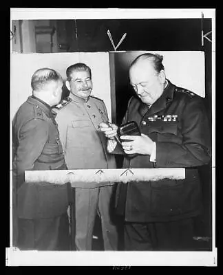 Photo:Joseph Stalin1878-1953Winston Churchill1874-1965 • $9.99