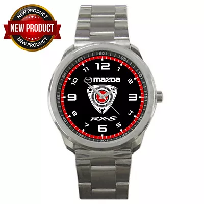 NEW! Best Item Mazda RX 8 Engine Logo Sport Unisex Adult Metal Wristwatches • $22.90