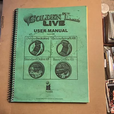 $13.49 • Buy Original  Arcade Video  Game Owners Manual Golden Tee Golf Live