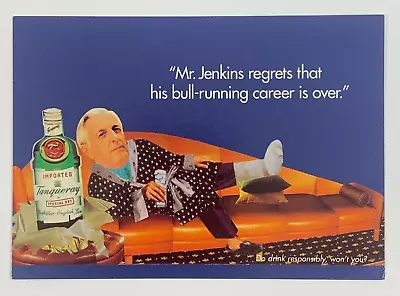 Tanqueray Imported Special Dry Distilled English Gin Advertising Postcard 1997 • $3.24