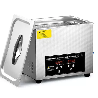 Stainless Steel 10L Liter Industry Ultrasonic Cleaner Heated Heater W/Timer New • $118.99