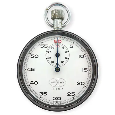 .Vintage Swiss Made Meylan No 202 A 7J Stopwatch. • $78.29