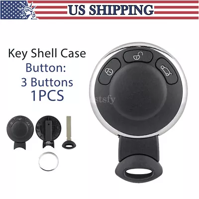 IYZKEYR5602 For 2007-2014 BMW Mini Cooper Remote Key Fob Shell Cover Case Blade • $11.29