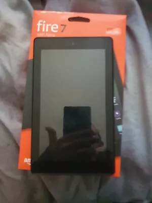  Amazon Fire (9th Generation) 16GB Wi-Fi 7 Inch Tablet - Black 128gb Card • £32