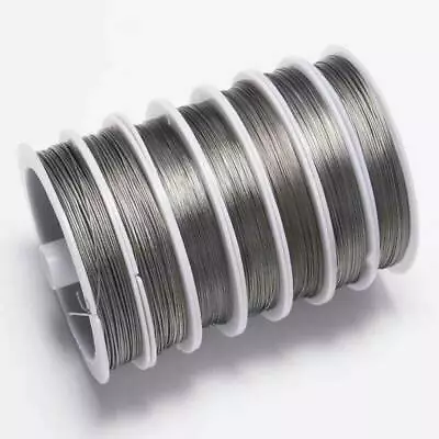 US 100M Resistant Strong Line Stainless Steel Beading Wire For Jewelry Making • $3.79