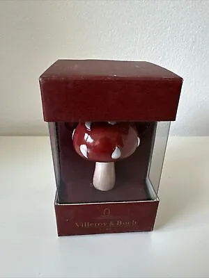 Villeroy & Boch Mushroom Ornament Christmas Tree Hanging Winter Fun Holidays MIB • $21.31