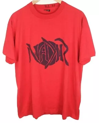 RARE Vintage 80s Nadir Heavy Metal Band Shirt Size XL Tour Tee Single Stitched • $74.95