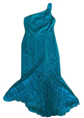 £5.99 • Buy ASOS Emerald Green Lace Asymmetric Dress Size 8 BNWT 