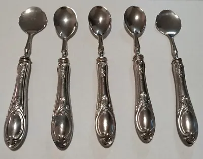 800 Silver Group Of 5 Spoons ; 2 Flat 3 Regular ; 150g  • $59.99