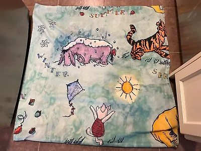 Disney Classic Pooh Piglet Tigger Eeyore Curtain Panel 40” X 63” One • $20