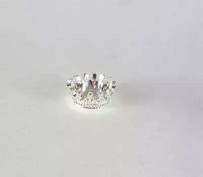 Dollhouse Miniature Silver Metal King Or Queen's Crown J099 • $7.99