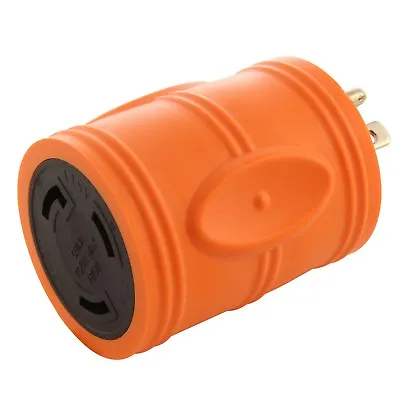 $10.47 • Buy Compact 15A 125V Household Plug To 30A 125V NEMA L5-30 Female Connector Adapter