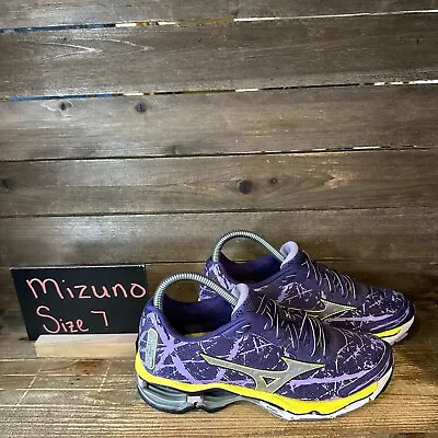 Womens Mizuno Wave Creation 16 Purple Running Athletic Shoes Sneakers Size 7 M • $44.99