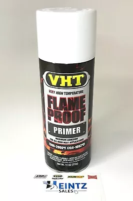 VHT SP118 High Temperature Flame Proof FLAT WHITE Header Spray Paint - 11oz • $20.99