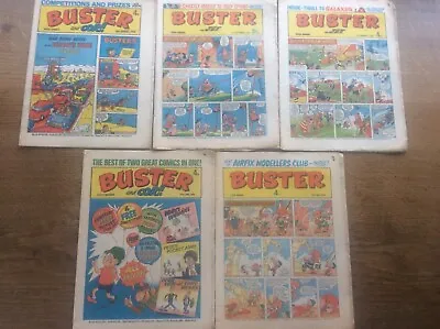 £15.99 • Buy Joblot Bundle 5 Vintage BUSTER & Cor & Jet UK Comics 1973 & 1974