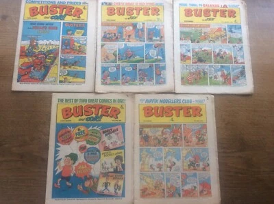 £15.99 • Buy Joblot Bundle 5 Vintage BUSTER & Cor & Jet UK Comics 1973 & 1974
