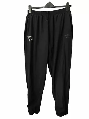 Umbro Derby County FC Woven Jogger Trouser Tracksuit Training Bottoms Men 2XL • £16.25