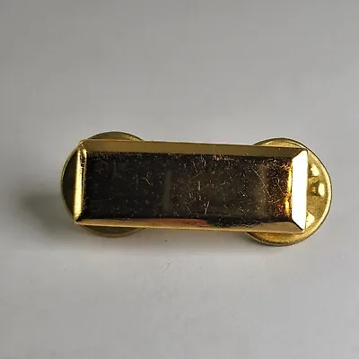 Brass Lieutenant Bar Collar Insignia Military Pin  • $5.99