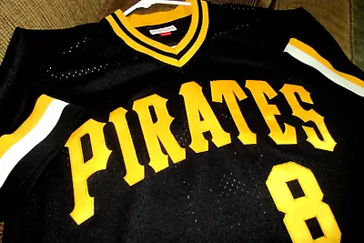 NWOT Sewn Mitchell & Ness PITTSBURGH PIRATES #8 WILLIE STARGELL MLB Jersey XL 48 • $24