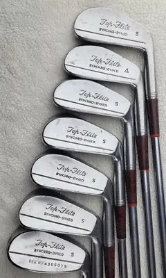 Vintage Spalding Synchro-dyned S Irons RH 3-9 Irons True Temper Dynamic S Shafts • $59.99