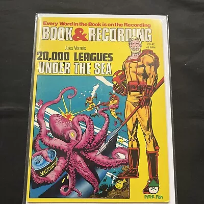 😍Vintage Peter Pan 1970s 20000 Leagues Under The Sea Book & Recording As Pics • $9.90